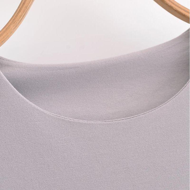 Kaslead New Arrival Women's Fashion Style Double-Sided Cloth round Neck Tops Casual Pants 3641859 3641860