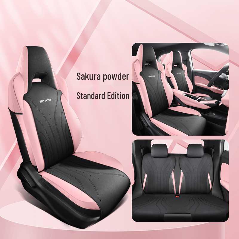 BYD Seagull Seat Cushions: Fits 25 Models, Year-Round Use, Smart Driving Version, Custom Suede, Perforated Covers.