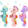Дитячі Морські Коники Музичні Брязкальця Іграшки Дитячі Плюшеві Тварини М'яка Іграшка з Яскравими Кольорами Папір, що Шурхотить, Іграшки для Новонароджених Подарунки