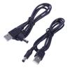 Quality USB to DC5.5 x 2.1mm Power Cord Charging Cable for Electronic Keyboard, LED Light , 5V Voltage Device