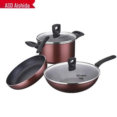 SE03CTJ Non-stick 3-Piece Cookware Set