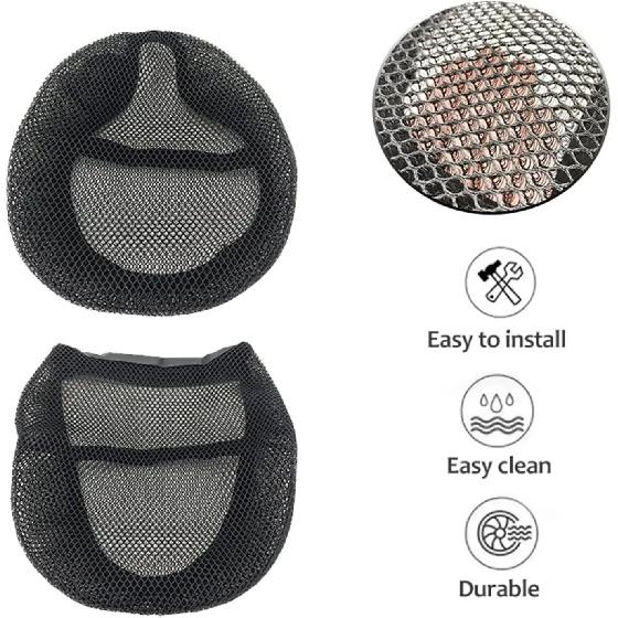 For Royal Enfield Himalayan 450 2024-Motorcycle Anti-Slip Saddle Pad 3D Honeycomb Mesh Seat Cover Breathable Cushion Protector