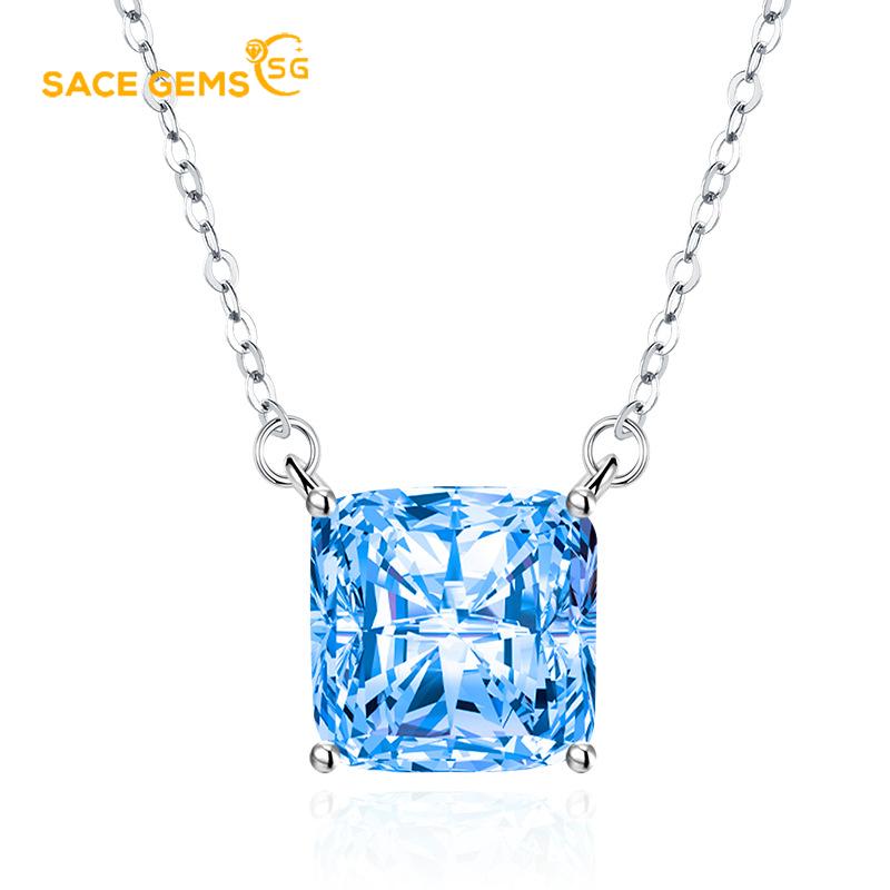 

SACE GEMS женское ожерелье кулон медный сплав циркон модный подарок розовый