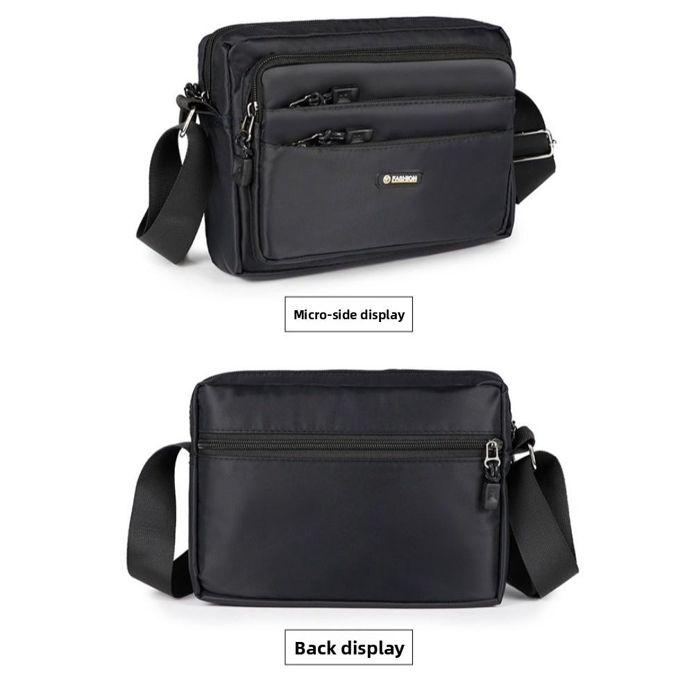 Large Capacity Business Shoulder Bag Lightweight Small Square Bag Men Crossbody Bag  Sports
