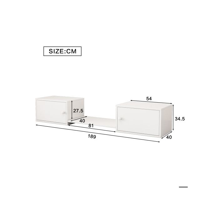 Armoire à chaussures, meubles d'entrée, utilisation multiple, tabouret à chaussures, blanc, 189*40*34.5 cm