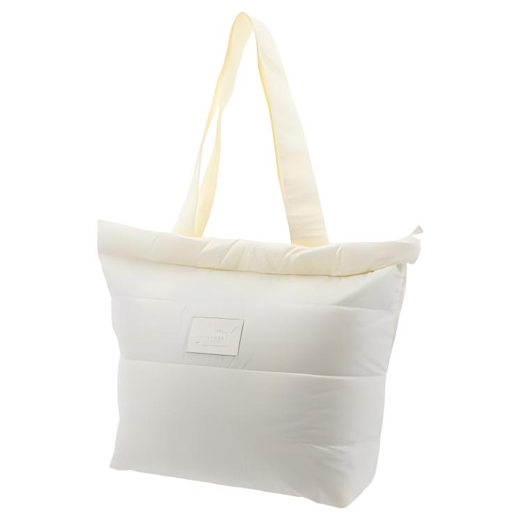 New PUMA Fabric Tote Bag Shopping Bag Handbag Regular Women's White 079873-02