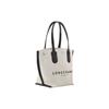 New LONGCHAMP Canvas With Calfskin Canvas Bag, Tote Bag, Shopping Bag, Handbag Regular Women's Beige 10194HSG037