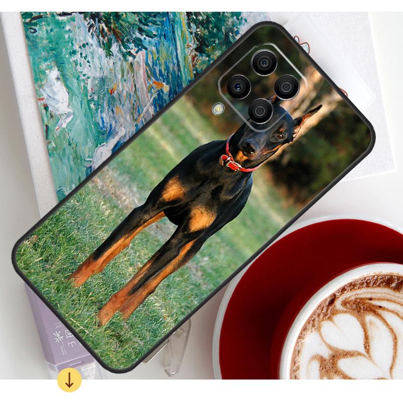 Doberman Dog Case For Samsung Galaxy M20 M31 M16 M36 M56 M33 M53 M13 M12 M32 M52 M15 M55 M14 M35 M34 M54