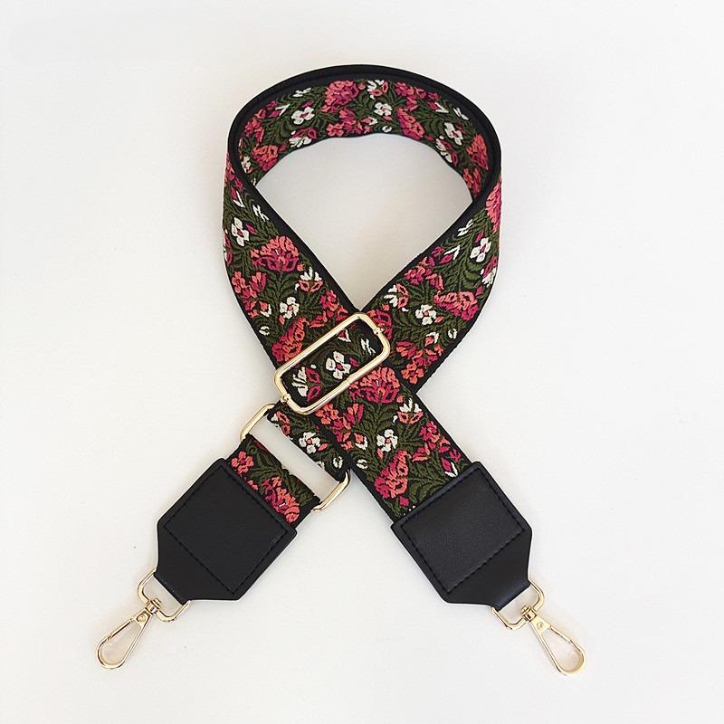 

New Women s Bag Accessories Fashionable Versatile Ethnic Style Bag Belt Adjustable Single Buy Wide Bag Belt with Leather