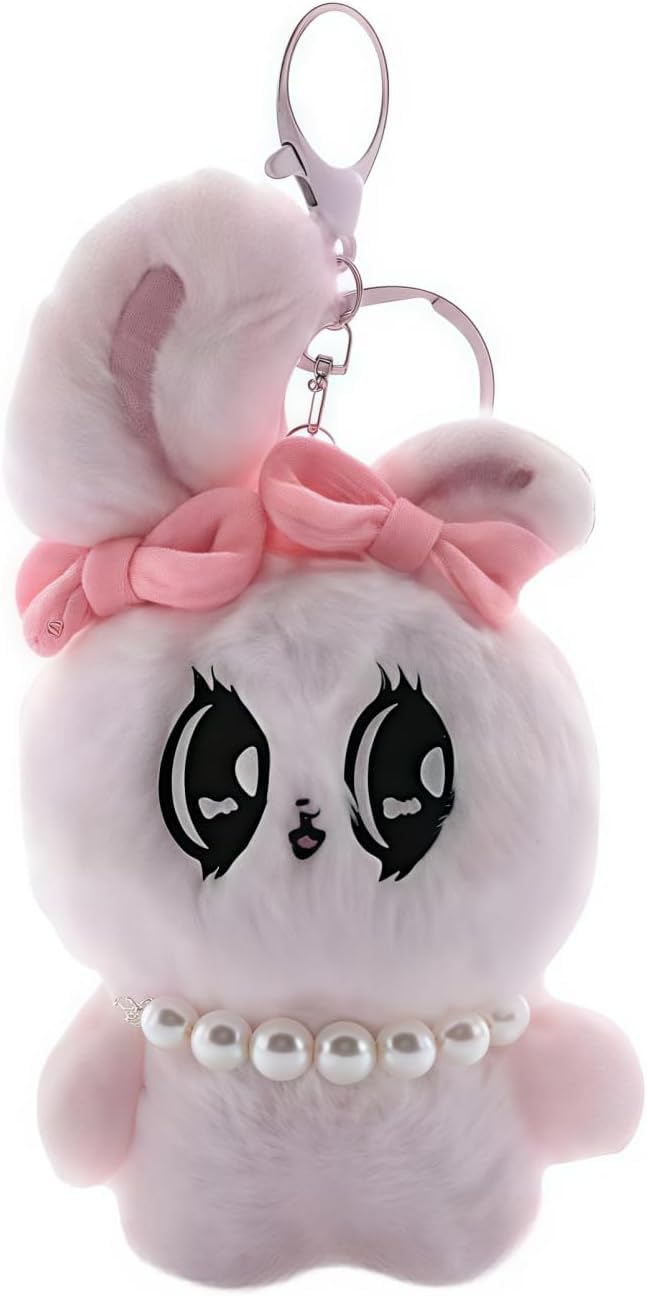 

Эстер Банни Плюшевая игрушка брелок Корейский пушистый кролик брелок Милый популярный подарок для детей и взрослых (С)