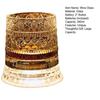 Rotating Whiskey Glass 360 Degree Spinning Lead-Free Tumbler for Bourbon 260ml Swirl Whiskey Glass Unique Gift for Men