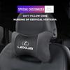 Car Headrest Leather Neck Pillow Auto Interior For Lexus RX330 IS250 Ct200h ES300h RX350 IS300h NX300h RX400h ES350 Head Support