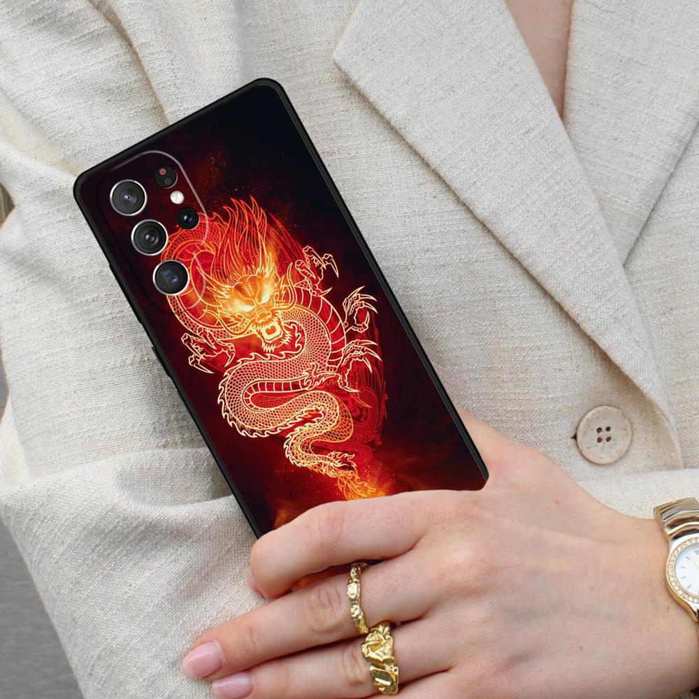 Dragon Cell Phone Case for Samsung Galaxy S26 Ultra S25 S24 S23 S22 S21 S20 Note10 Cover