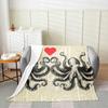 Geometric colored patterns digital-printed polyester Bedroom velvet flannel soft sofa cover blanket Fleece sofa cover blankets
