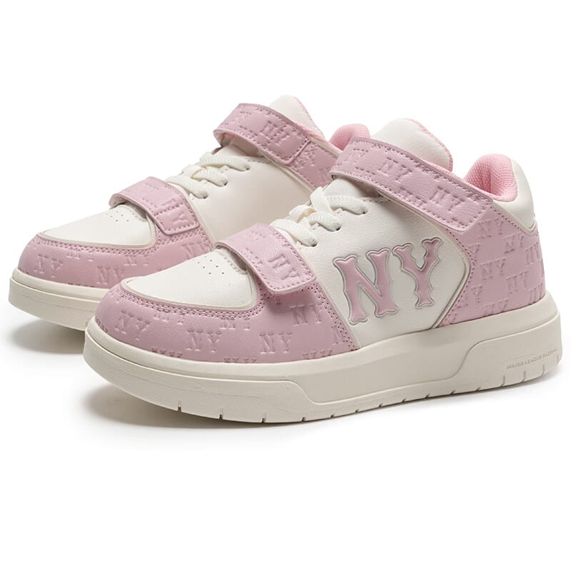 MLB New York Yankees Low top Kids' Skateboarding Shoes Pink Unisex 7ASXJM45N-50PKS