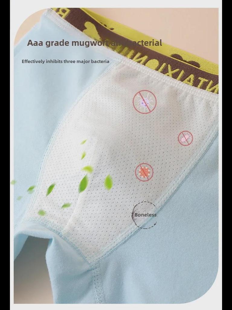 Children's Pure Cotton Boxer Shorts - Antibacterial Underwear for Boys, Kids, and Toddlers