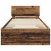 made of reclaimed wood style engineered wood 80 x 200 cm