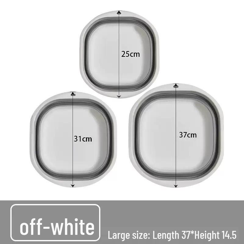 Large Portable Folding Wash Basin for Home, Dorm, Travel - Ideal for Students, Children, and Pregnant Women