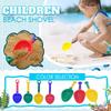 1 PC Foldable Buckets With 1 Shovels Sand Bucket Water Bucket Sandbox Square Summer Party Foldable Pail Bucket Silicone Bucket Kids Beach Toys