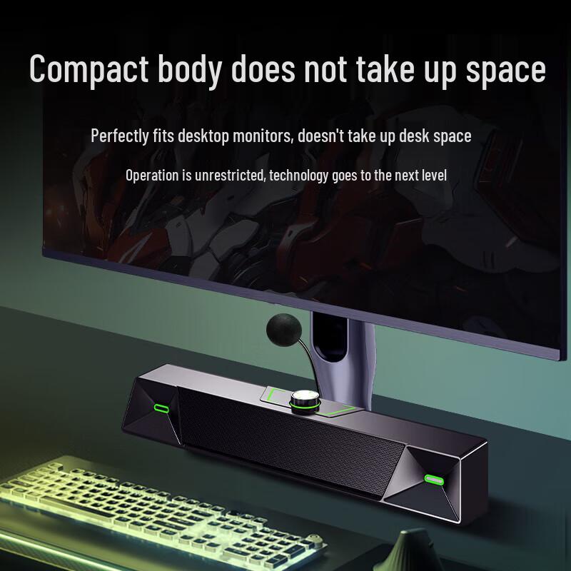 Newman V1 Wired Desktop Gaming Speaker