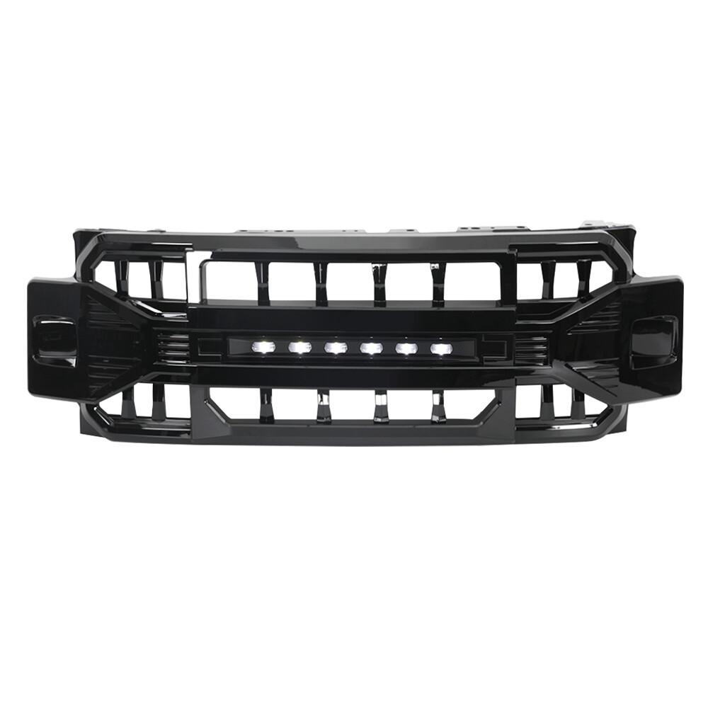 Fits 17-19 Ford F250/F350/F450: War Axe Spotlight Style Grille for Modified Pickup Trucks.