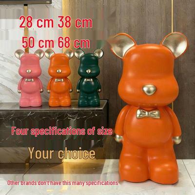Luxury Large Capacity Bear Piggy Bank for Kids - Decorative Living Room Ornament