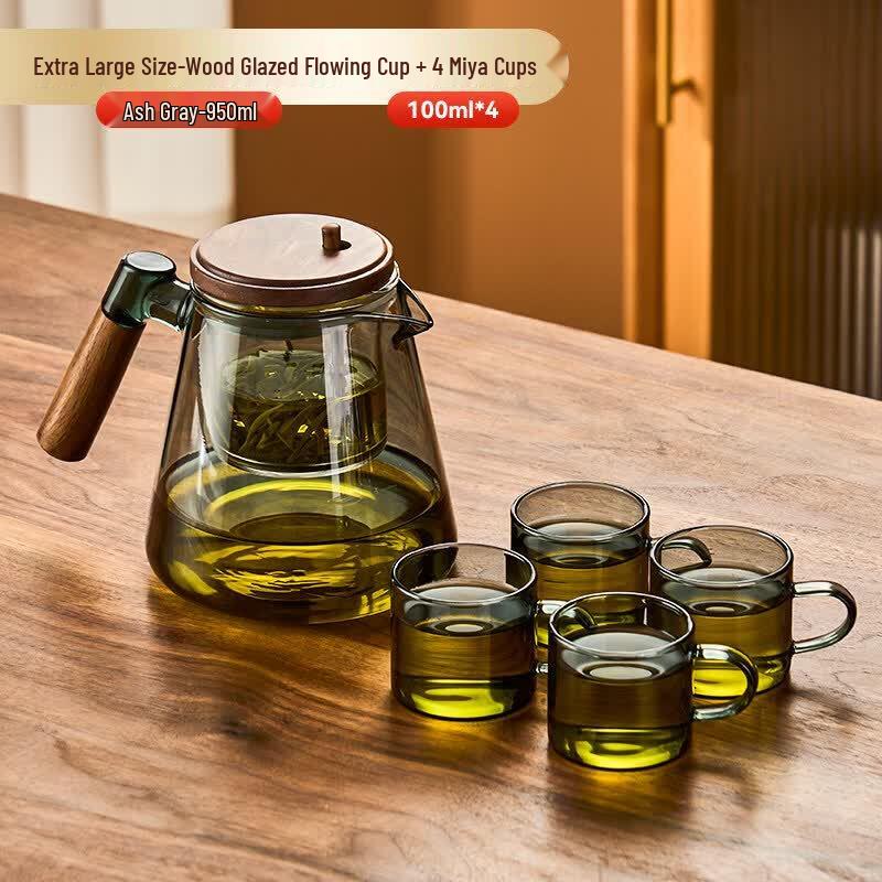 Yoro Magnetic Glass Teapot Set
