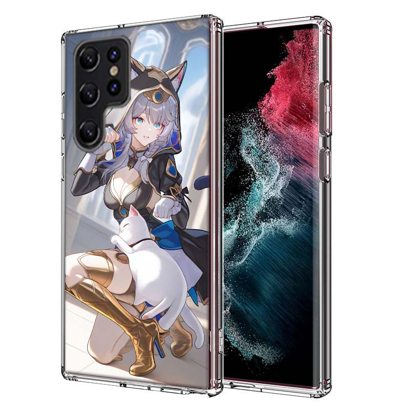 Honkai Star Rail Cipher Capa Phone Case For Samsung S26 Ultra S25 Edge Galaxy S23 S21 S20 S24 FE S22 S10 Plus Cover Clear TPU Sh