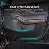Door Anti-kick Pad For Mazda CX-30 CX30     2024 2025 LHD RHD Car Leather Carbon Mat Interior Trim Accessories