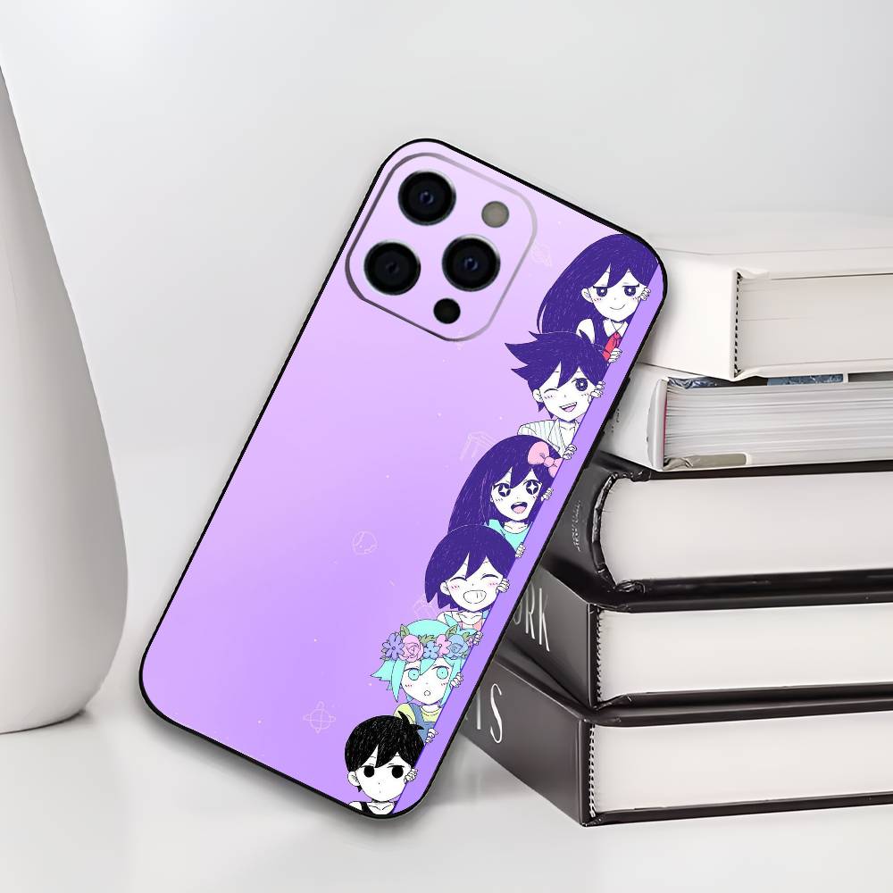 

Game O-Omori Phone Case For iPhone 17,16,15,14,13,12,11 Plus,Pro Max,XS,Soft Silicone Black Cover iPhone15