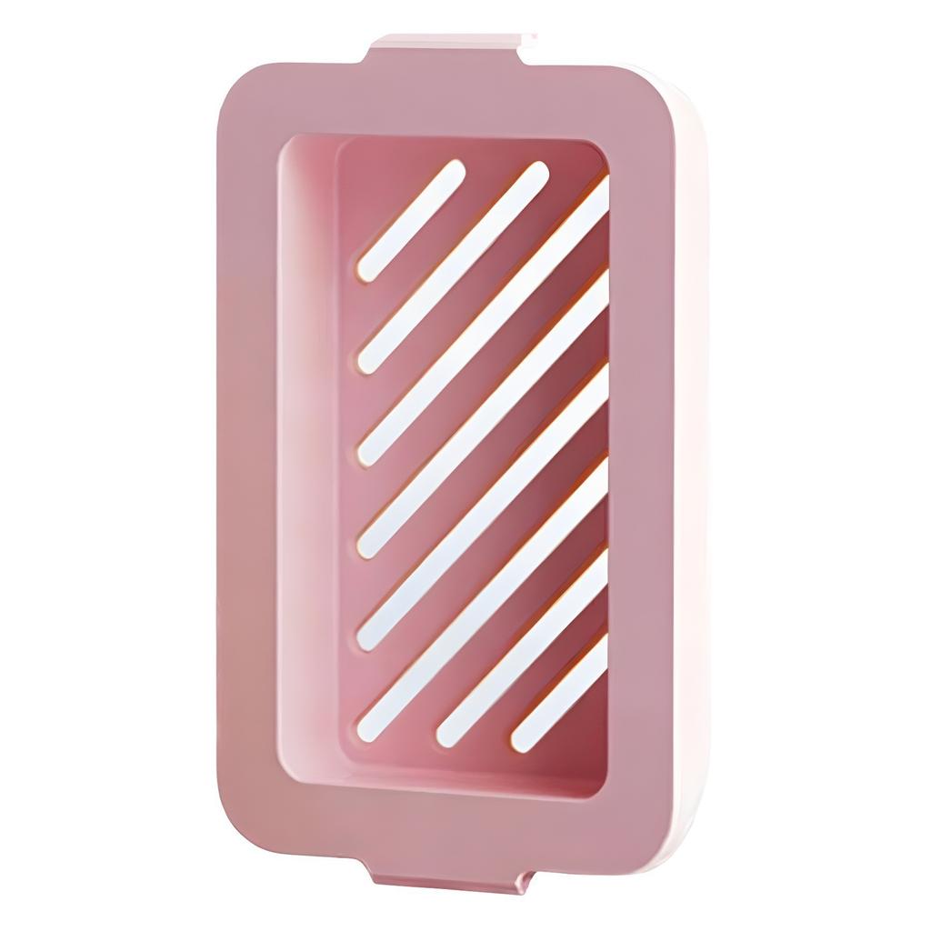 High Elasticity Mesh Surface Soap Box, Foaming Box, Multi-functional Laundry Storage Box, Anti-slip and Water-draining Soap Storage Box