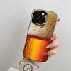 beer  Phone Case For iPhone 17,16,15,14,13,12,11 Plus,Pro Max,XS,Colored Silver Plated Inside Cover