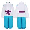 Costume de Cosplay Anime Japonais Vêtements Traditionnels Uniforme Haut à Manches Larges Pantalon Et Ceinture Décorative Costume d'Halloween pour Adultes