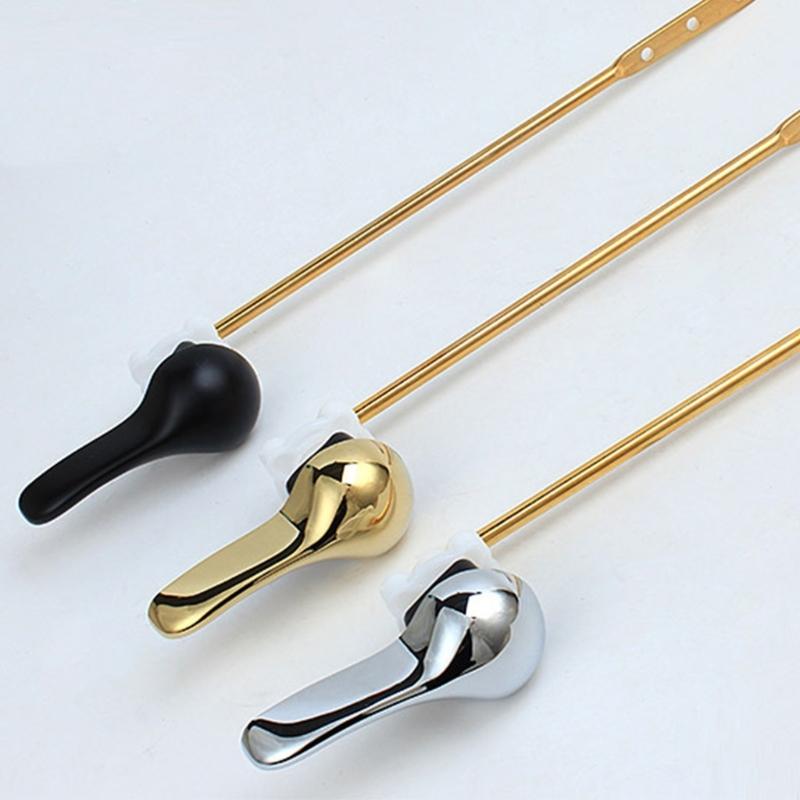 Multipurpose Sturdy Zines Alloy Materials Toilet Handle Replacement Parts Bathroom Accessory Supplies Solution