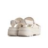Hunter [Women] City Rebel Leather Heel Strap Sandals - Canvas Cream Ufd3110Leaccr