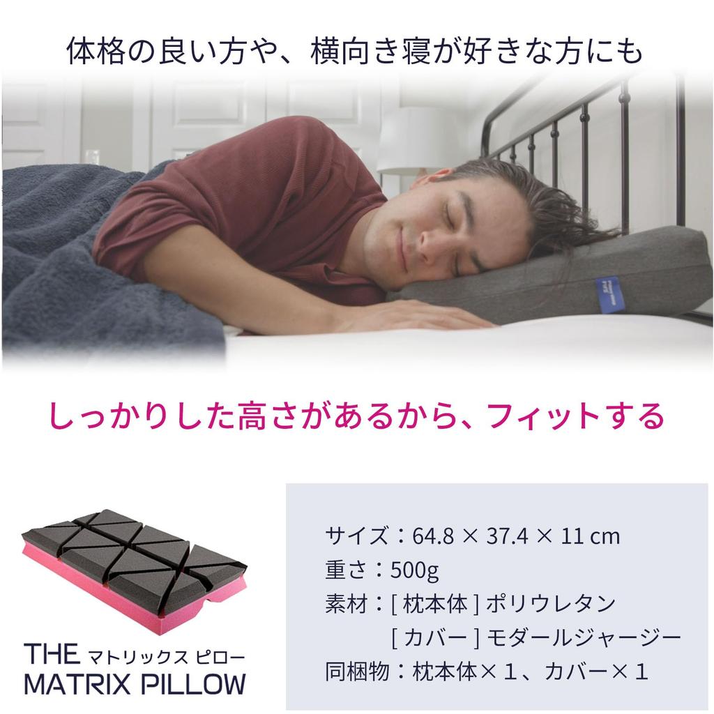 The Cubes Zero Gravity Pillow, Patented Cube Structure NASA Material, Low and High Rebound Two-Layer Restful Sleep Pillow (MATRIX)