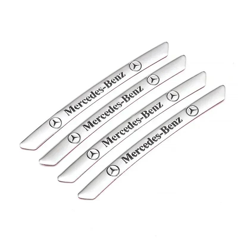 CQZ1 4pcs AMG Emblem Car Wheel Sticker Rims Cover Decal Accessories For  Mercedes Benz Brabus Smart Maybach W204 GLC CLA W205 W203