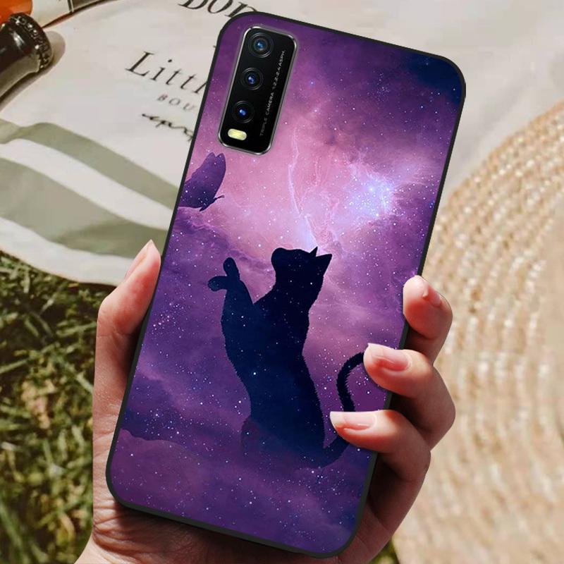 For Vivo Y11S Case Silicone Soft TPU Phone Cover For Vivo Y12s V2027 Case Cartoon Case Protective Bumper For Vivo V2032 Y11s