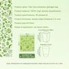 Durable Drawstring Trash Bags 50/100 Pack Lime Green Printed Tear-Free Garbage Sacks for Home Kitchen Bathroom Cleaning