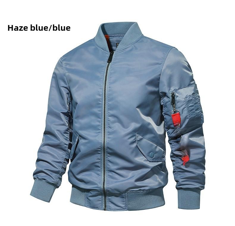 Men's Camouflage MA-1 Flight Jacket, Large Size, Spring/Autumn 2025