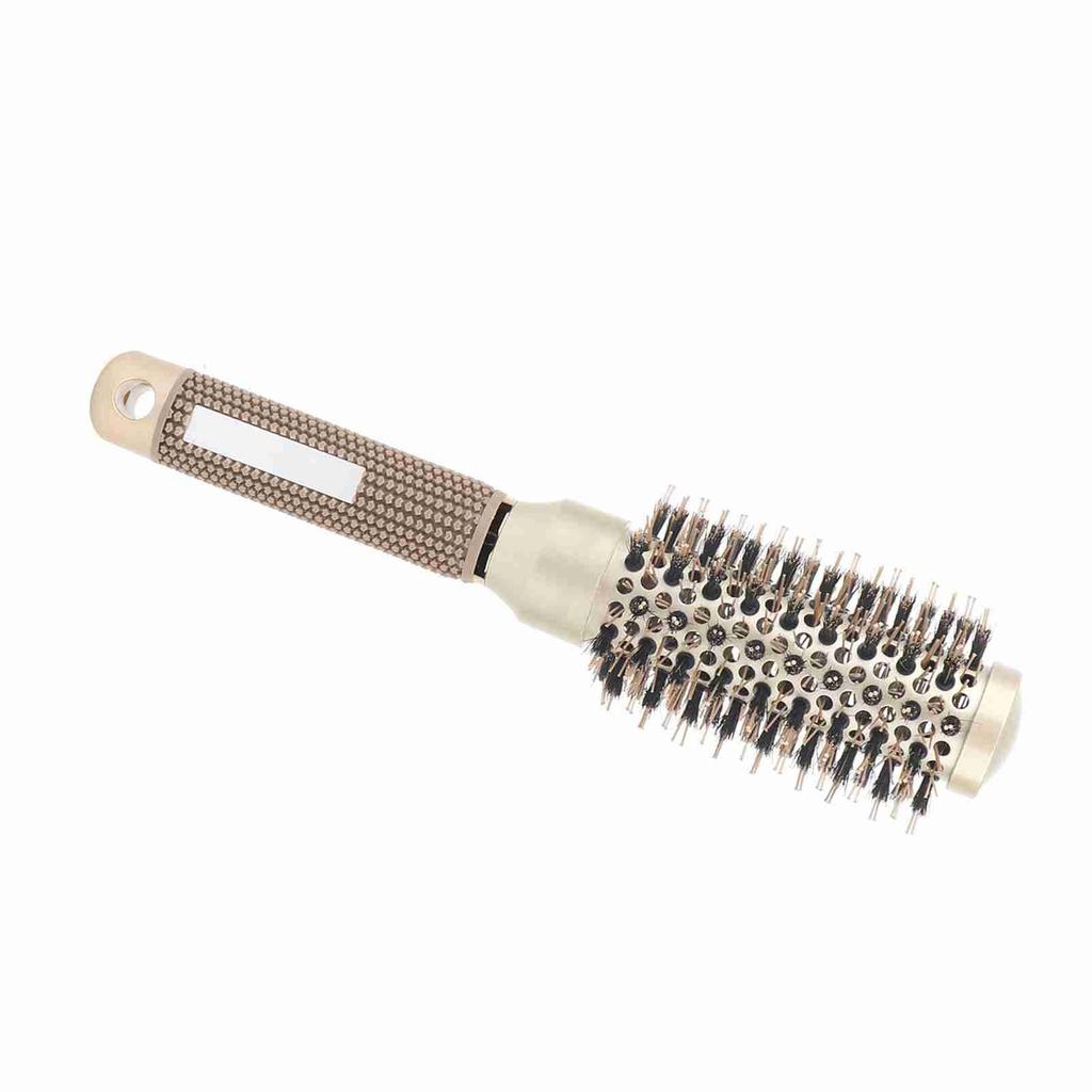 Salon Hairdressing Curling Hair Style Brushes Healthy Ceramic Iron Round Comb 25mm