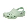 Crocs Classic Clog Leatherette Lightweight and Comfortable Commuter Versatile Hole Shoes Unisex Cream Green