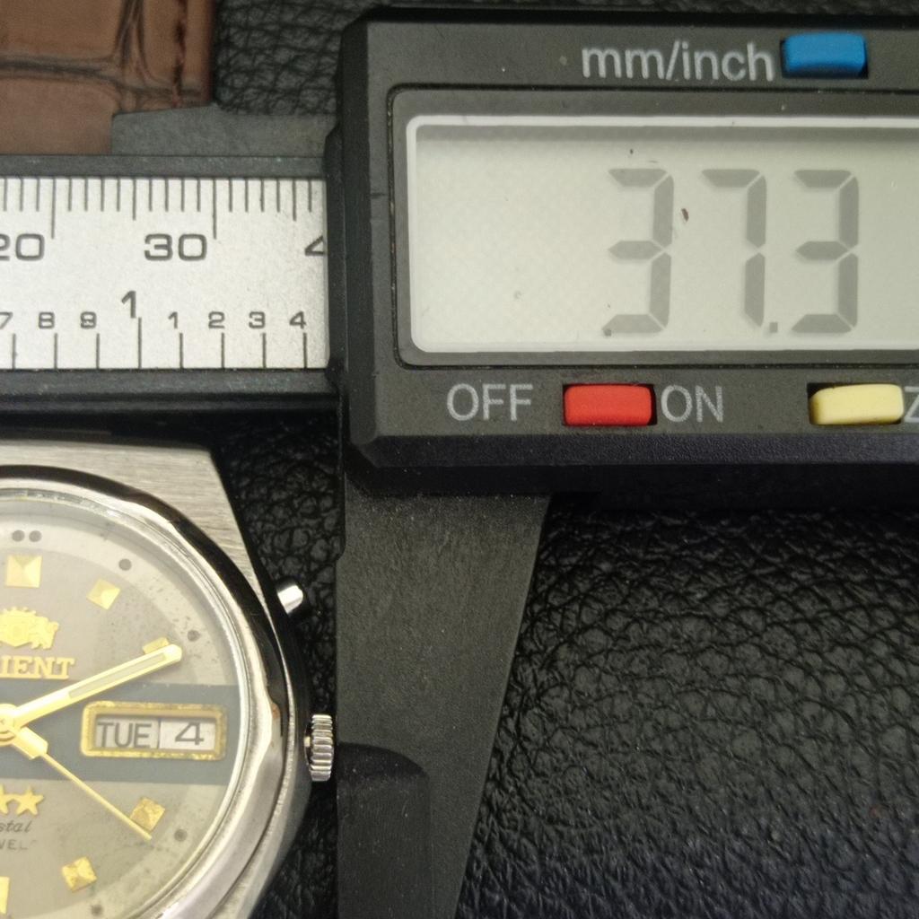 Orient CRYSTAL AUTOMATIC 46941 JAPAN MENS VINTAGE ORIGINAL DIAL WATCH A703467-1 R213c-a703467