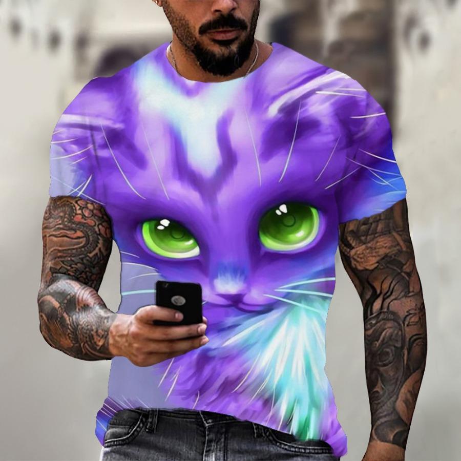 Уличная футболка с 3D животным — фото 13