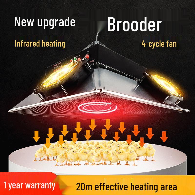 Automatic Temperature-Controlled Chicken Coop Heater and Brooder Heating Tube Insulator