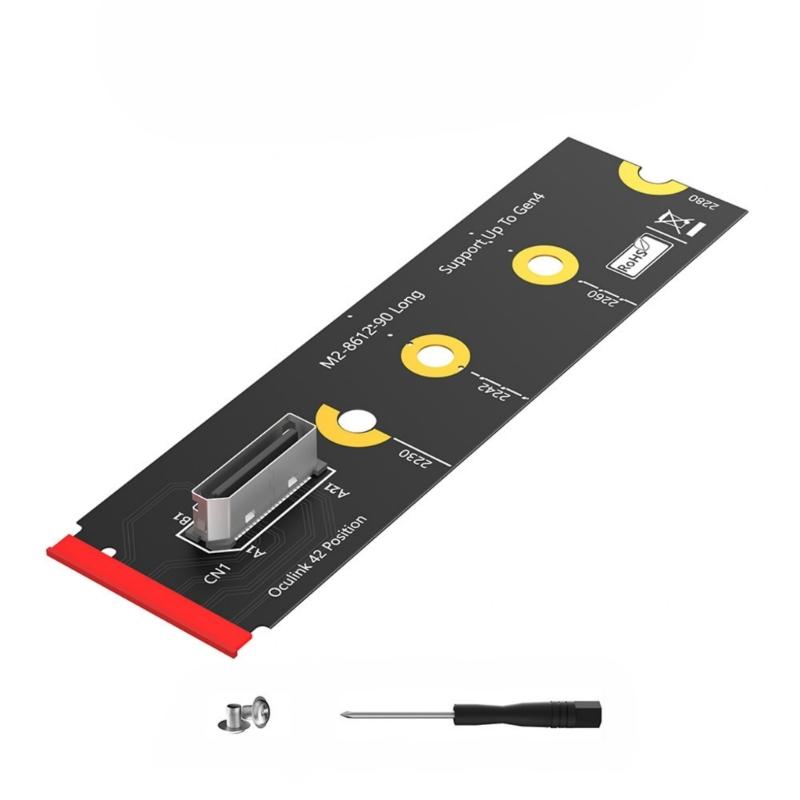 

80x22mm NVME Protocol Converter Adapter Card With Efficient Heat Dissipation for 2230 2242 2260 2280 Drive Port