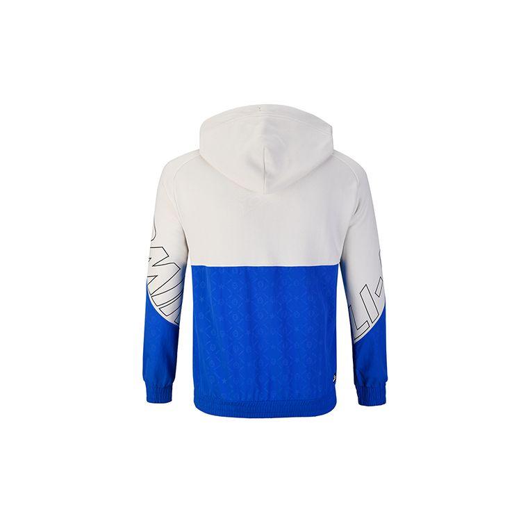 Li Ning Thickened Sports Casual Hooded Jacket Men Jackets Frost-White AWDQ829-1