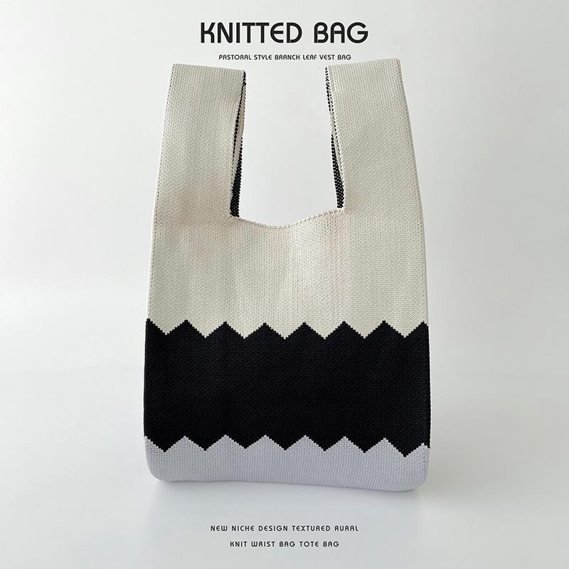 Pletená taška high-end: Stylová a lehká kabelka pro kancelářské pracovníky a krátké výlety