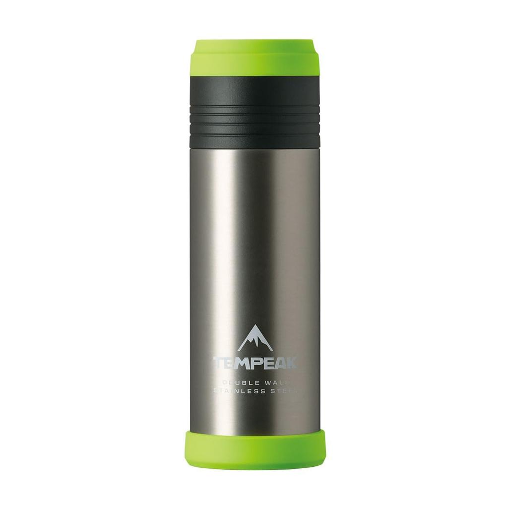 Láhev na vodu Atlas 530 ml Super termální láhev Camping Outdoor Outdoor Disaster Prevention Zboží Láhev z nerezové oceli Mountain Climbing Ten Peaks Silver