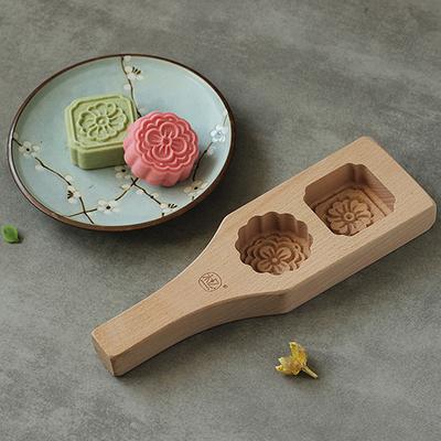 Wooden Pastry Mold Baking Tool for Making Mung Bean Cake Ice Skin Fondant Cake Chocolate Moon Cake Mold Kitchen Accessories
